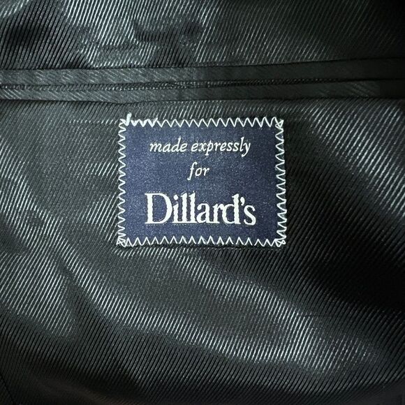 NWOT Men's Daniel Cremieux Loro Piana Blazer Sports Coat Black Pinstripe 43R - Picture 5 of 7